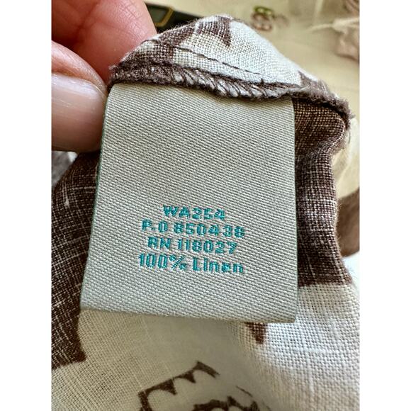 Boden Brown Linen Women's Dress Size US 8 UK 12 Bohemian Boho Design Cute Casual - Picture 13 of 13